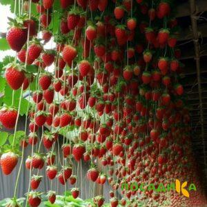 Клубника ампельная Анастасия купить по цене от 370р. в интернет-магазине «Посадика» с доставкой почтой в в Хилоке и по всей России – [изображение №1].